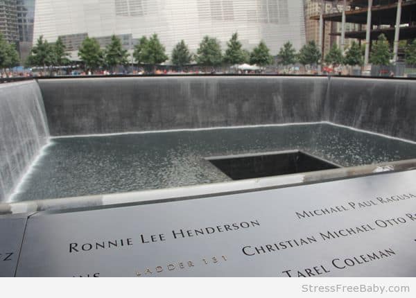 Paying Tribute at the 911 Memorial