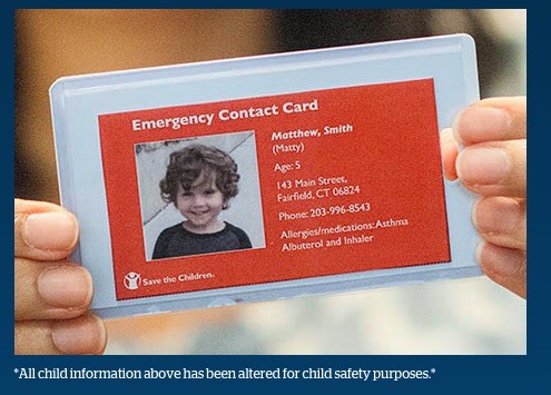 Emergency Contact Card