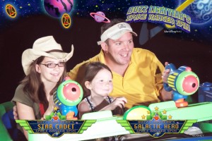 Buzz Lightyear ride at Disney