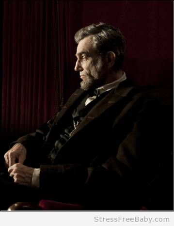 Daniel Day Lewis in the title role of LINCOLN directed by Steven Spielberg