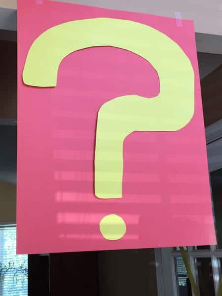 question mark poster