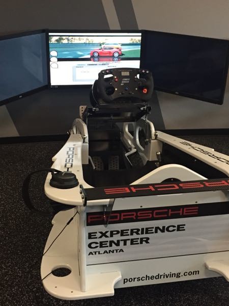 Porsche driving simulation center