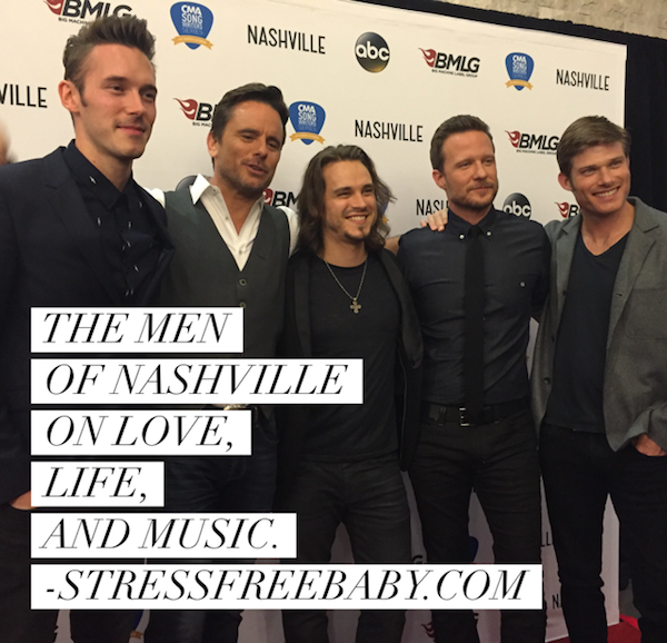 Men of Nashville on red carpet
