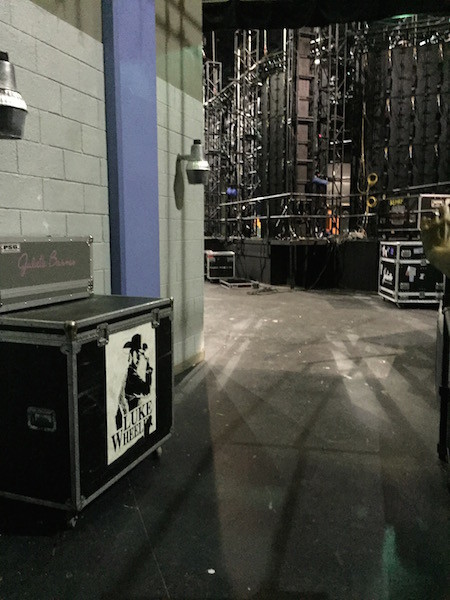 set backstage