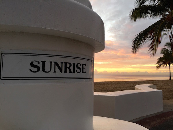 sunrise column