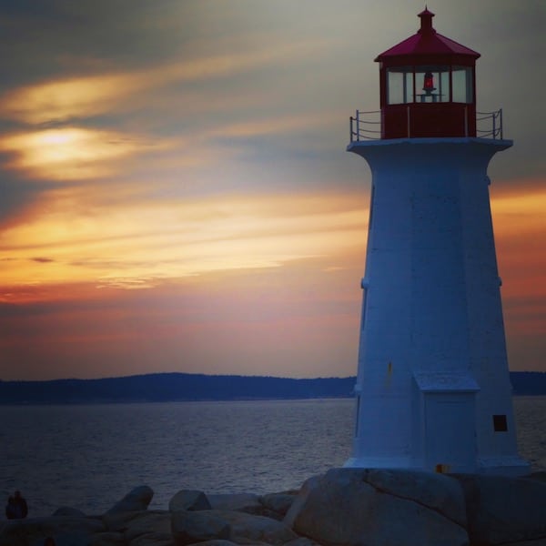 Peggy's Cove lighthouse near Halifax, Nova Scotia.