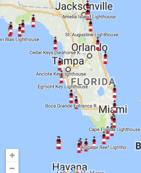 lighthouses in florida
