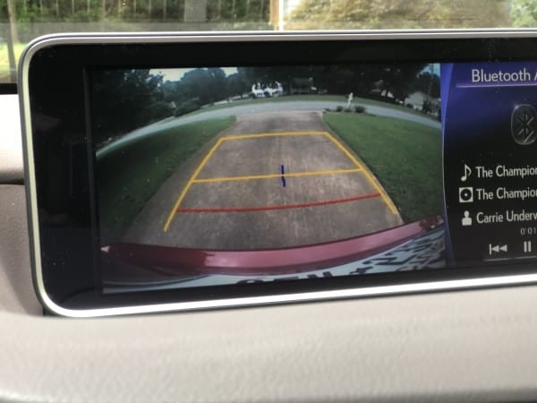 Lexus RX350L rearview camera