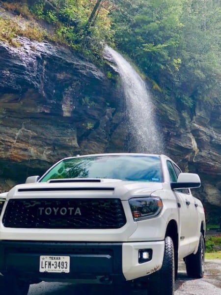Toyota tundra waterfall